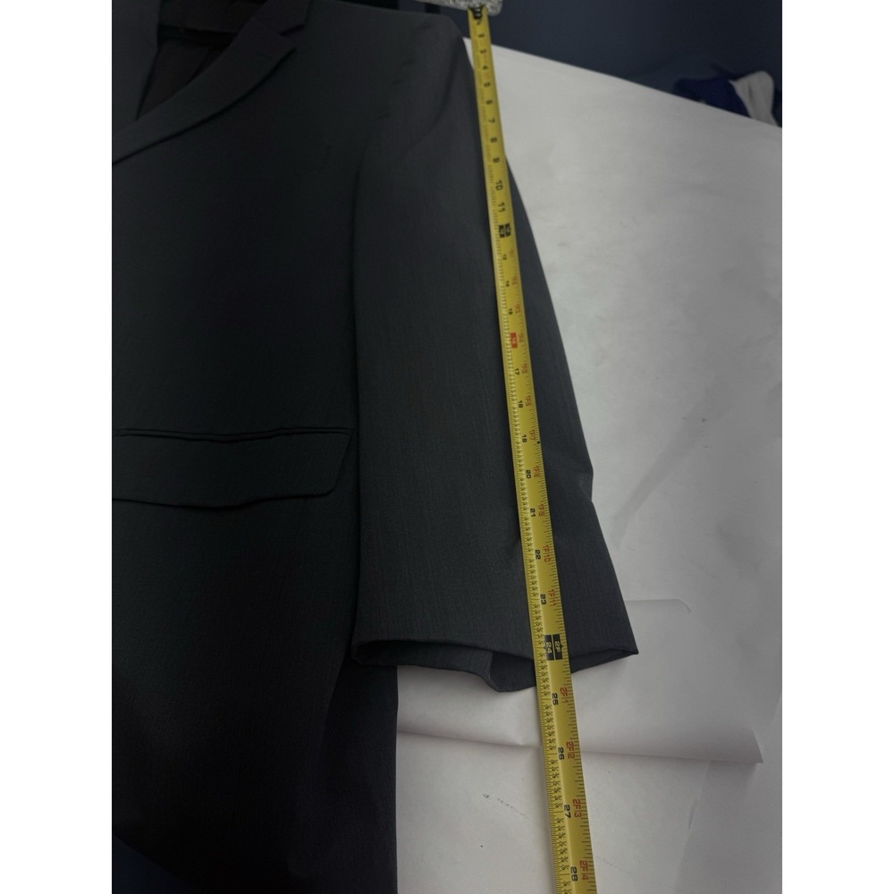 Lauren Ralph Lauren Mens Blazer 52R Blue/ Grey Wool 2 Button Coat Professional - Picture 10 of 10